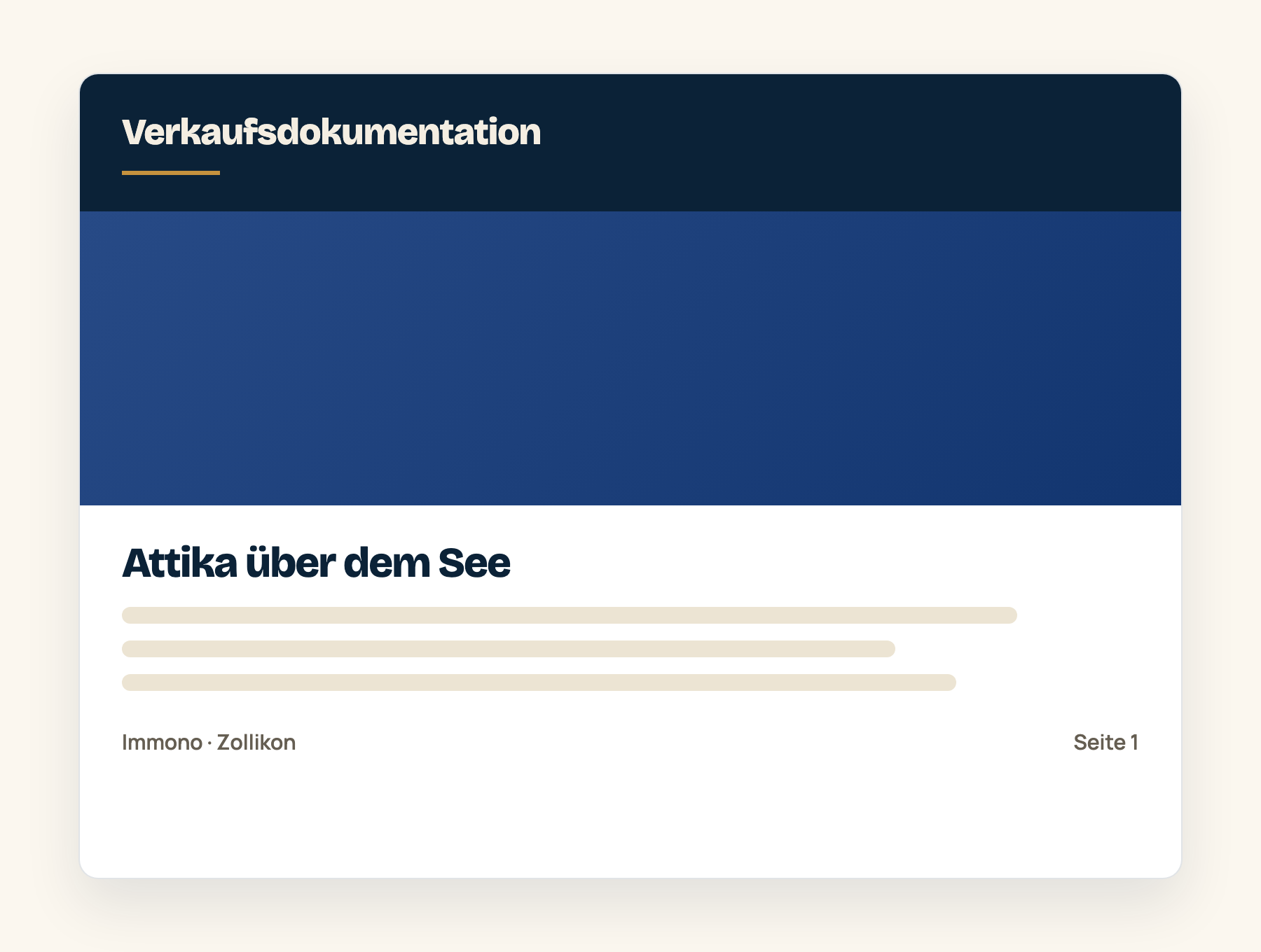 Vorschau Verkaufsdossier